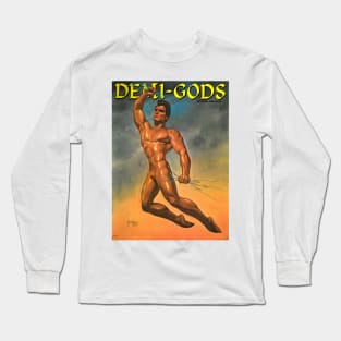 DEMIGODS - Vintage Physique Muscle Male Model Magazine Cover Long Sleeve T-Shirt